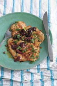 Chicken Paillard Recipe With Kalamata Olives Image